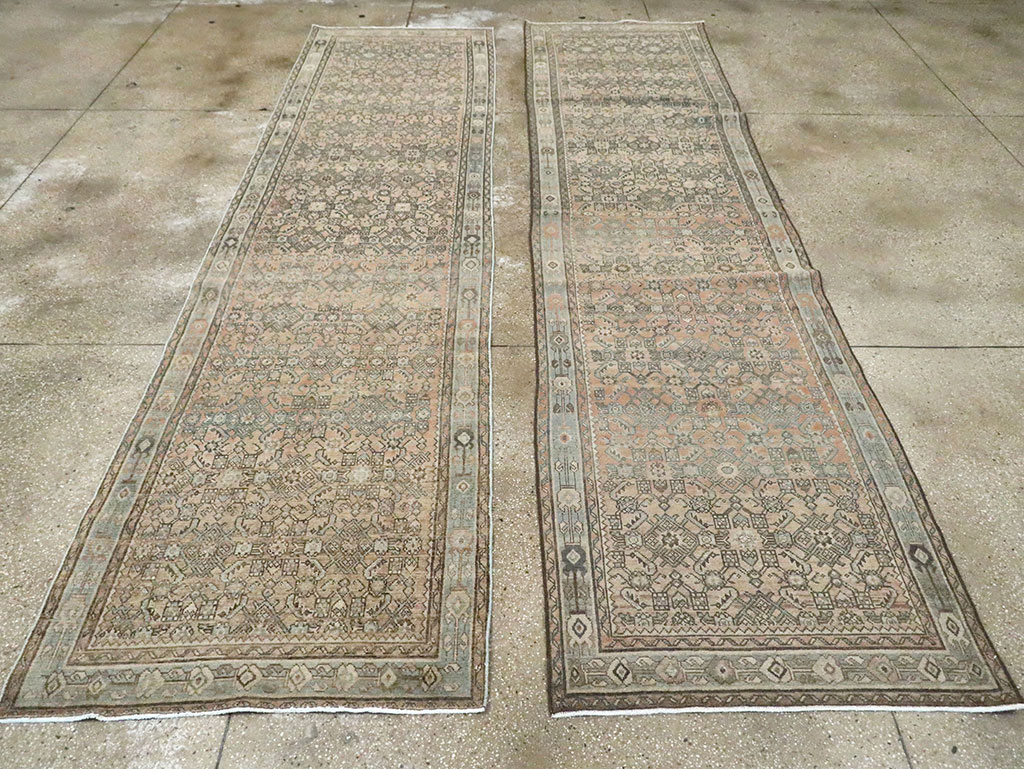 Vintage Persian Malayer Runner (Pair: 1 of 2), No.29905 - Staging