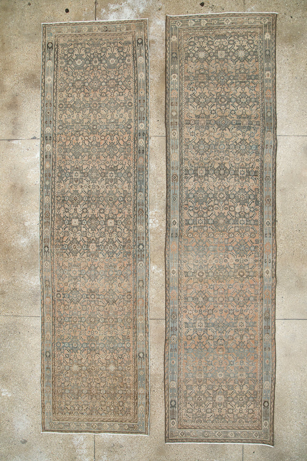 Vintage Persian Malayer Runner (Pair: 1 of 2), No.29905 - Staging