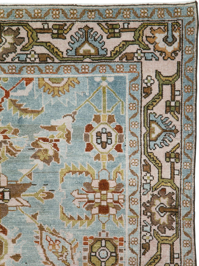 Vintage Persian Malayer Rug, No.29907 - Staging