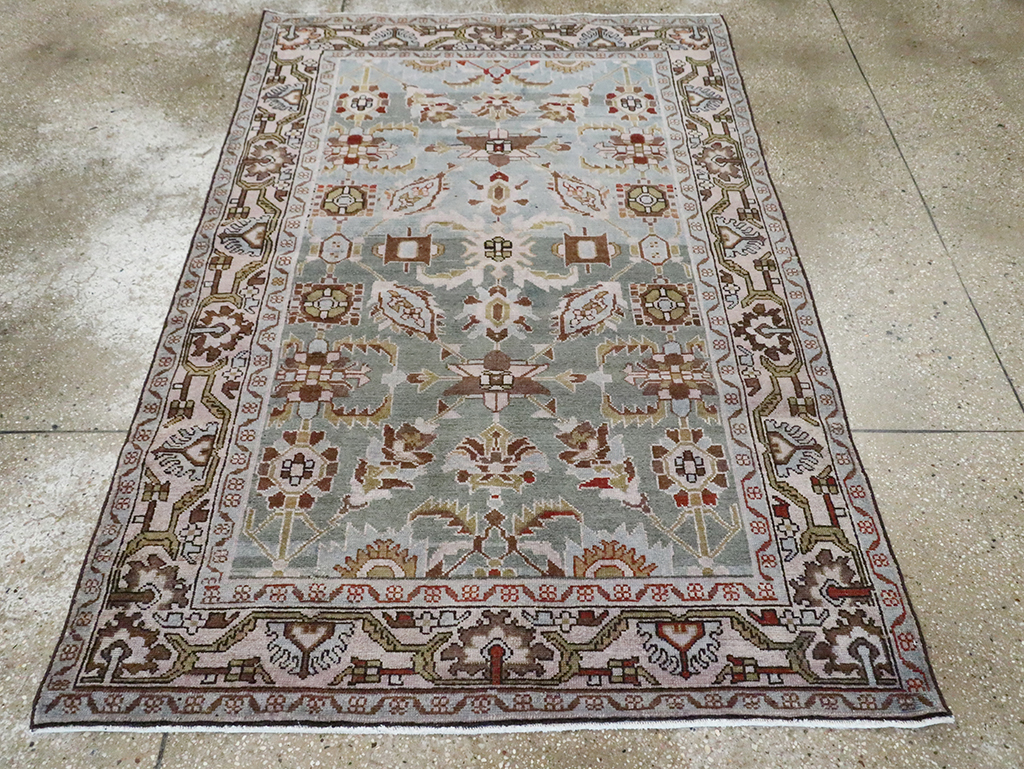 Vintage Persian Malayer Rug, No.29907 - Staging