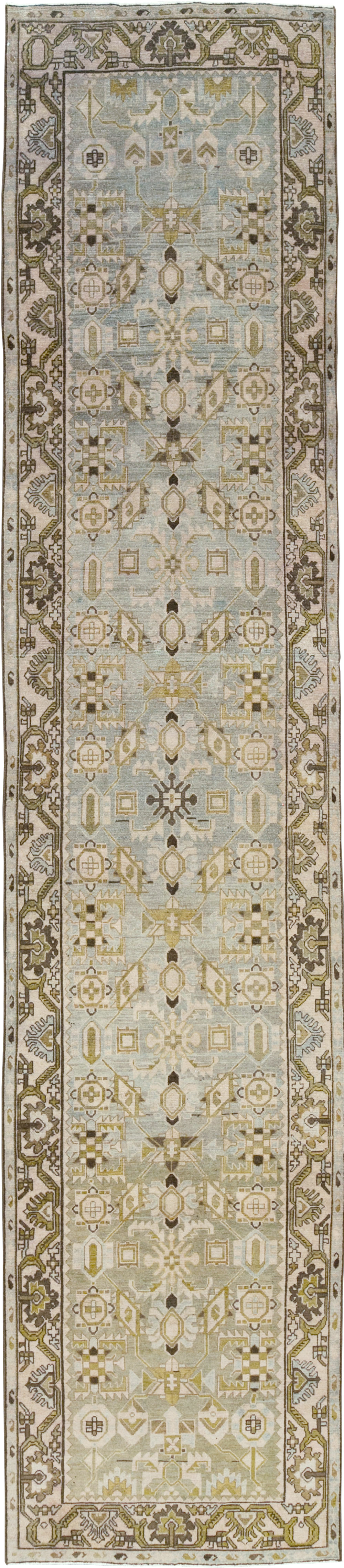 Vintage Persian Malayer Long Runner, No.29908 - Staging