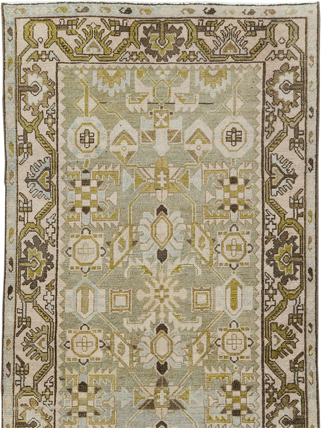 Vintage Persian Malayer Long Runner, No.29908 - Staging