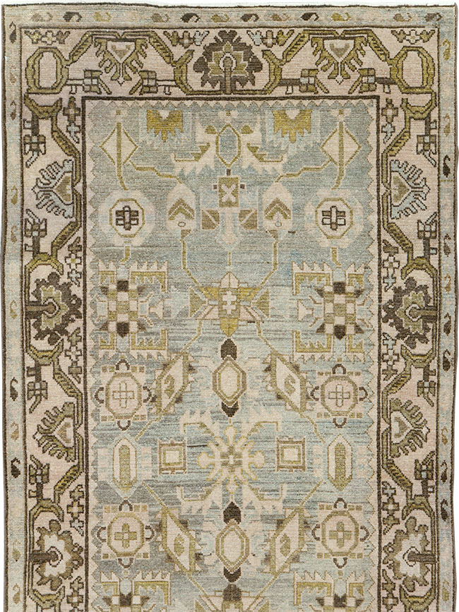 Vintage Persian Malayer Long Runner, No.29908 - Staging