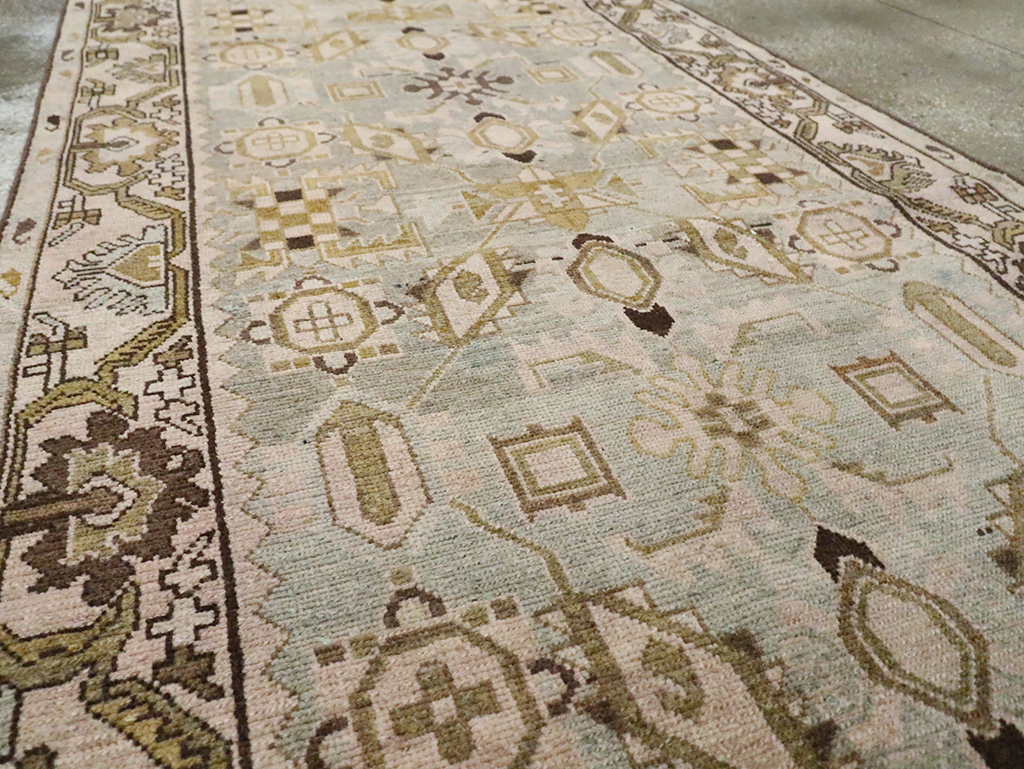 Vintage Persian Malayer Long Runner, No.29908 - Staging