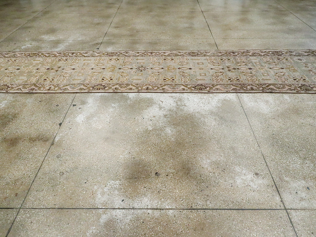 Vintage Persian Malayer Long Runner, No.29908 - Staging