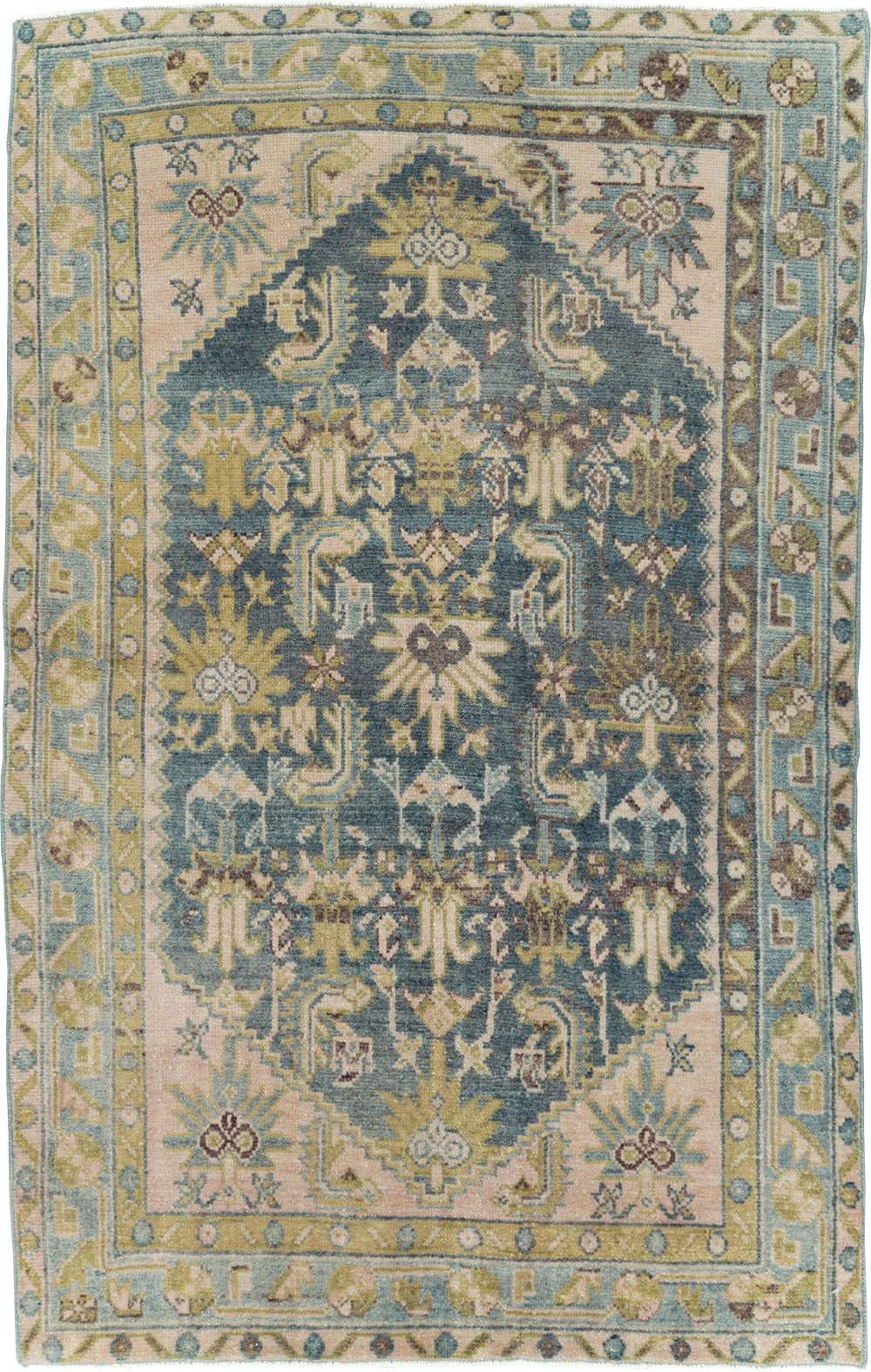 Vintage Persian Malayer Rug, No.29909 - Staging