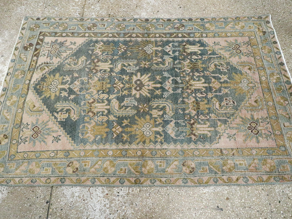 Vintage Persian Malayer Rug, No.29909 - Staging