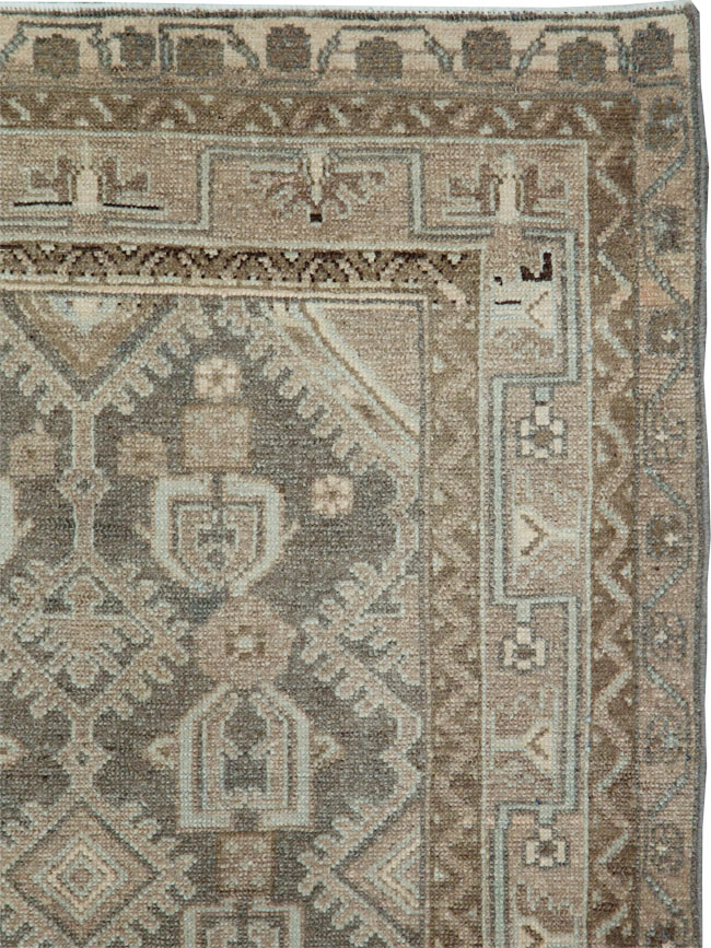 Vintage Persian Malayer Rug, No.29910 - Staging