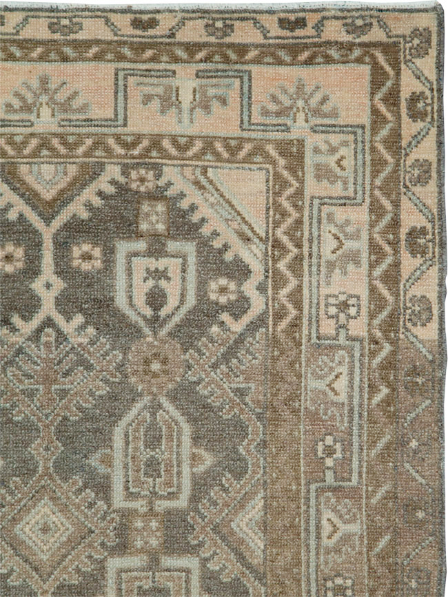 Vintage Persian Malayer Rug, No.29910 - Staging