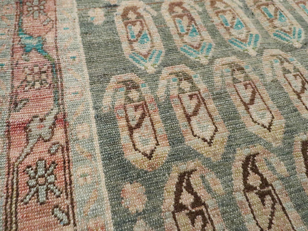 Vintage Persian Malayer Rug, No.29911 - Staging