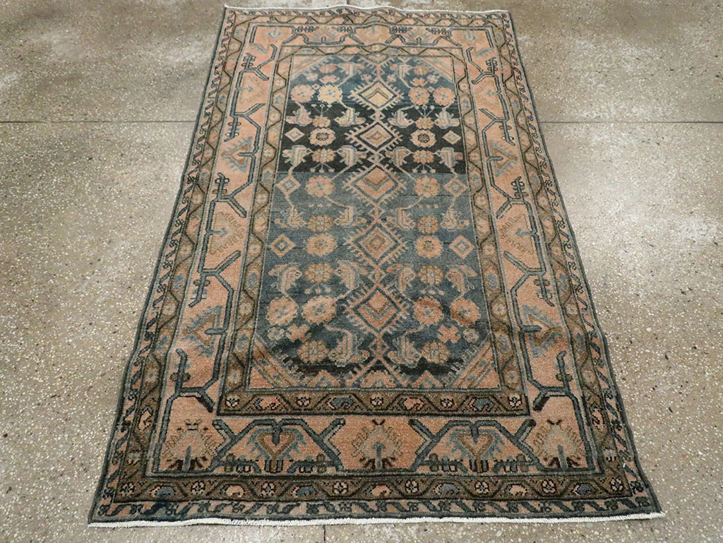 Vintage Persian Malayer Rug, No.29912 - Staging