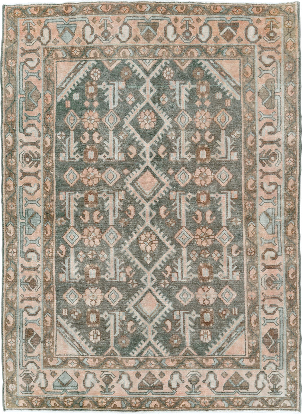 Vintage Persian Malayer Rug, No.29914 - Staging