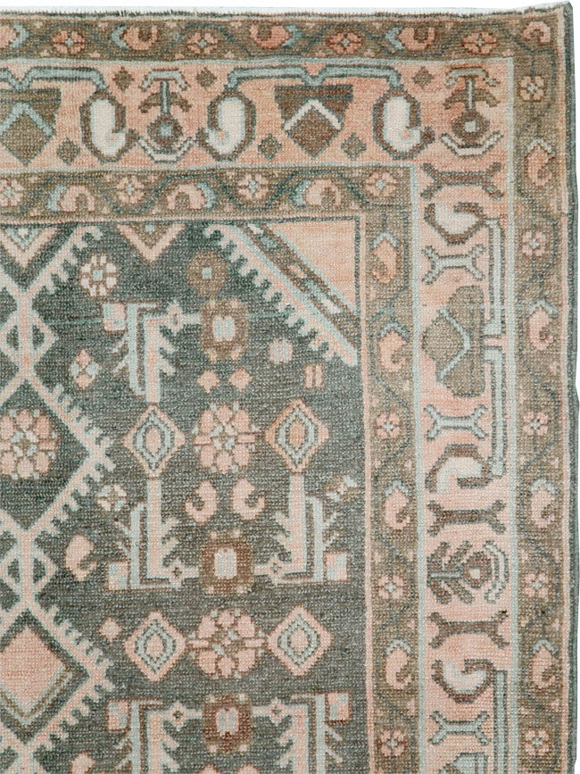 Vintage Persian Malayer Rug, No.29914 - Staging