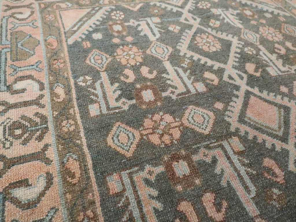 Vintage Persian Malayer Rug, No.29914 - Staging