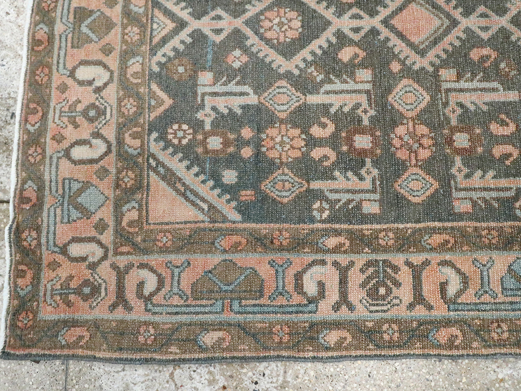 Vintage Persian Malayer Rug, No.29914 - Staging