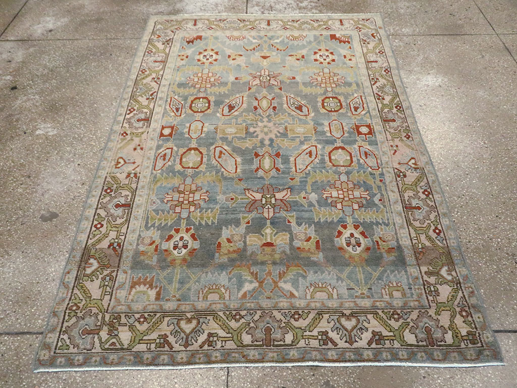 Vintage Persian Malayer Rug, No.29915 - Staging