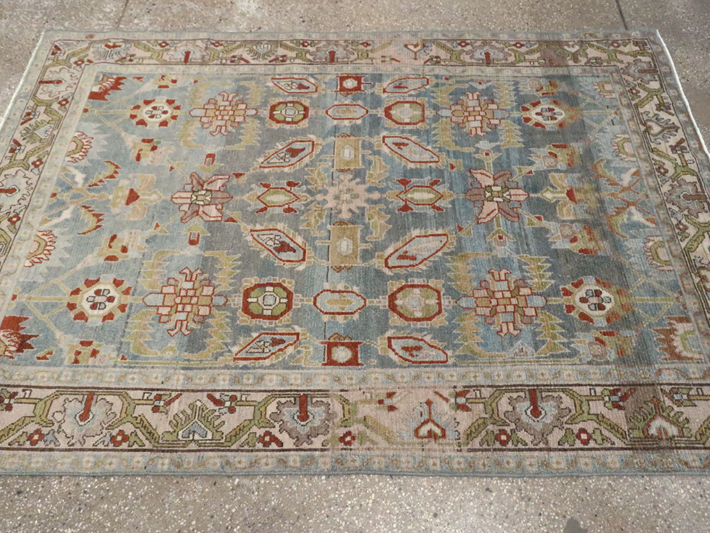 Vintage Persian Malayer Rug, No.29915 - Staging