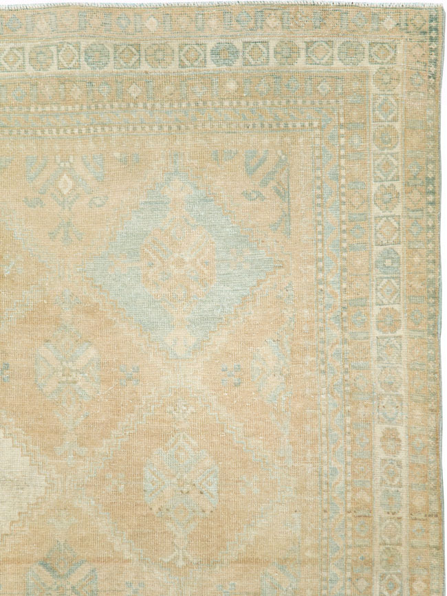 Vintage Persian Afshar Accent Rug, No.29916 - Staging