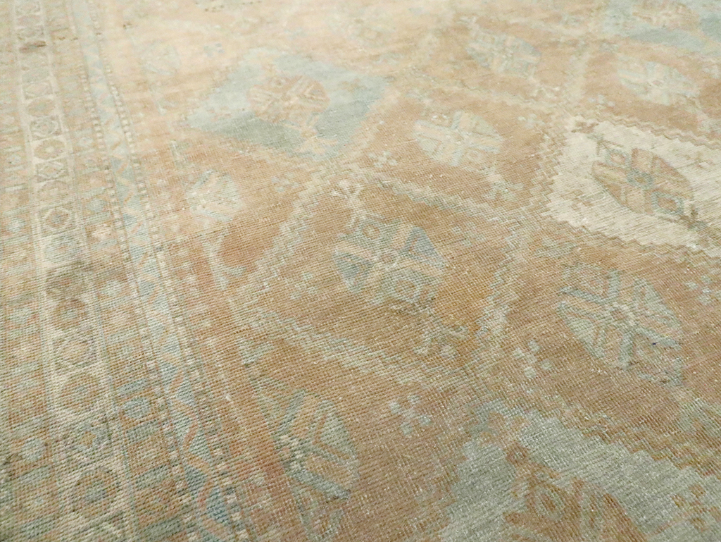 Vintage Persian Afshar Accent Rug, No.29916 - Staging