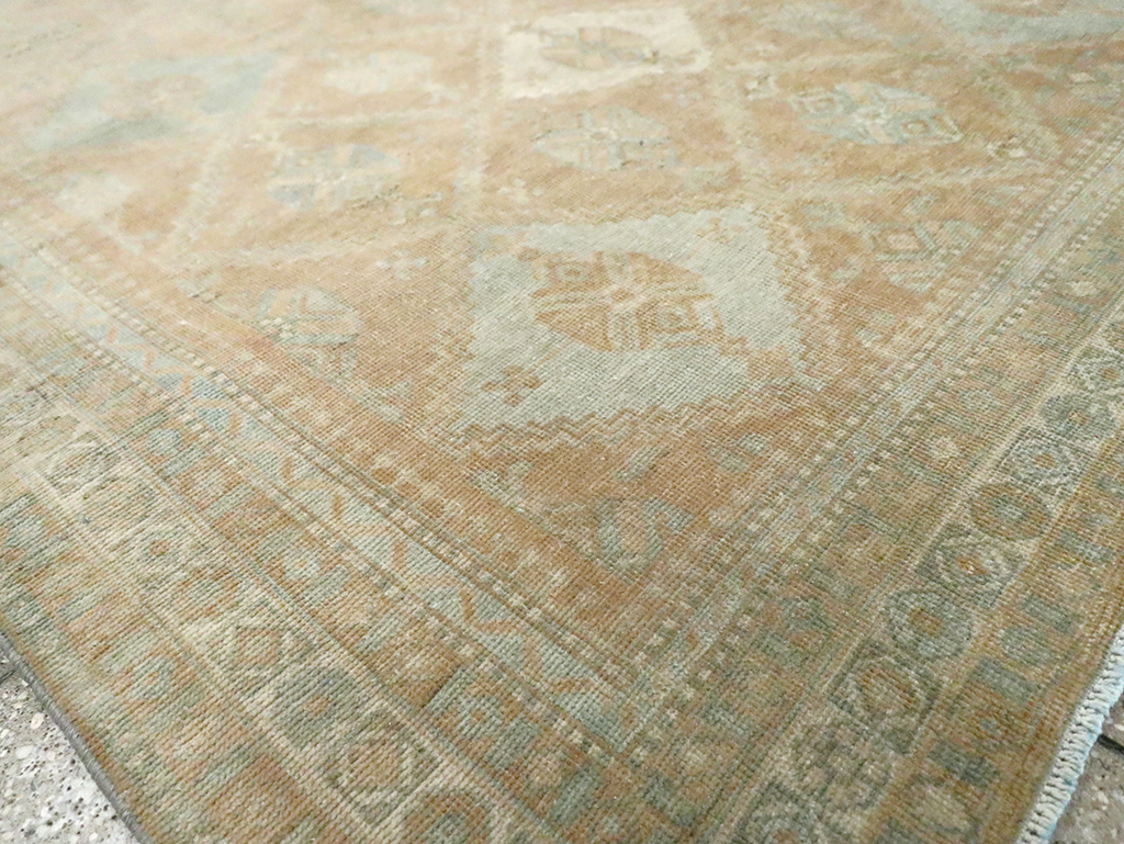 Vintage Persian Afshar Accent Rug, No.29916 - Staging