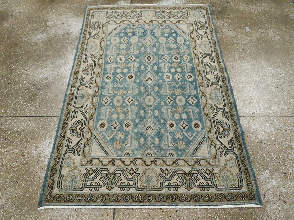 Vintage Persian Malayer Rug, No.29918 - Staging