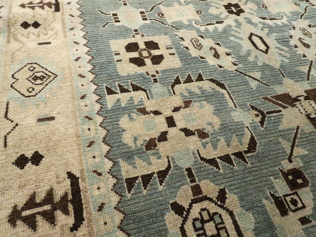 Vintage Persian Malayer Accent Rug, No.29922 - Staging