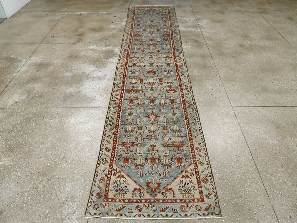 Vintage Persian Malayer Runner, No.29923 - Staging