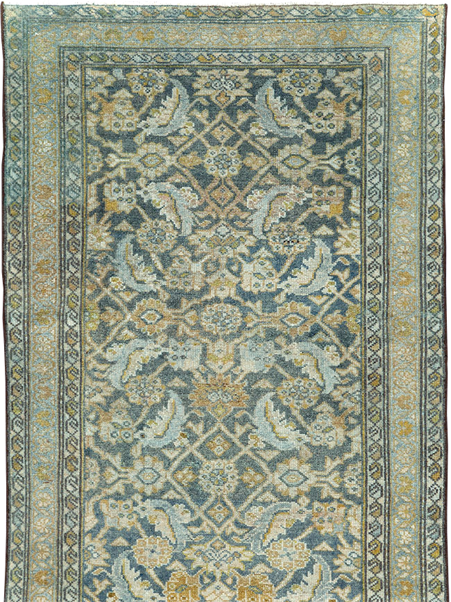Antique Persian Malayer Runner, No.29924 - Staging