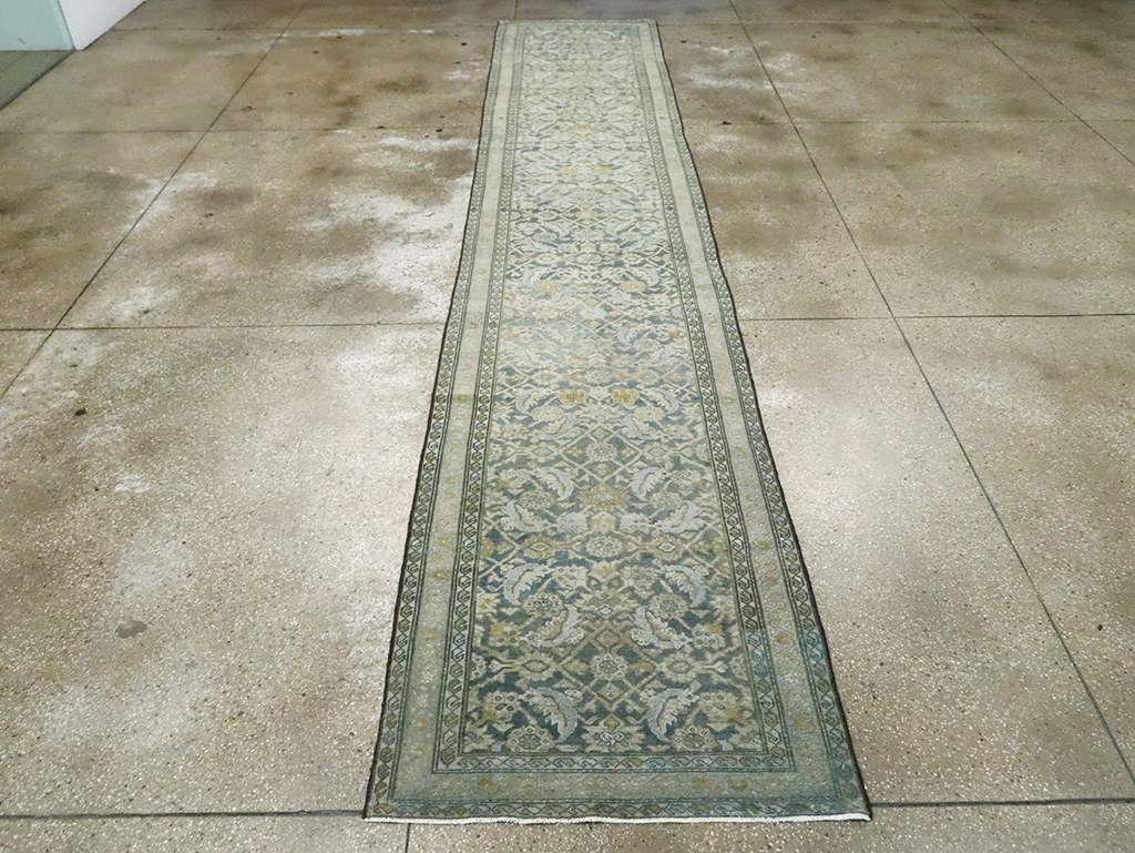 Antique Persian Malayer Runner, No.29924 - Staging