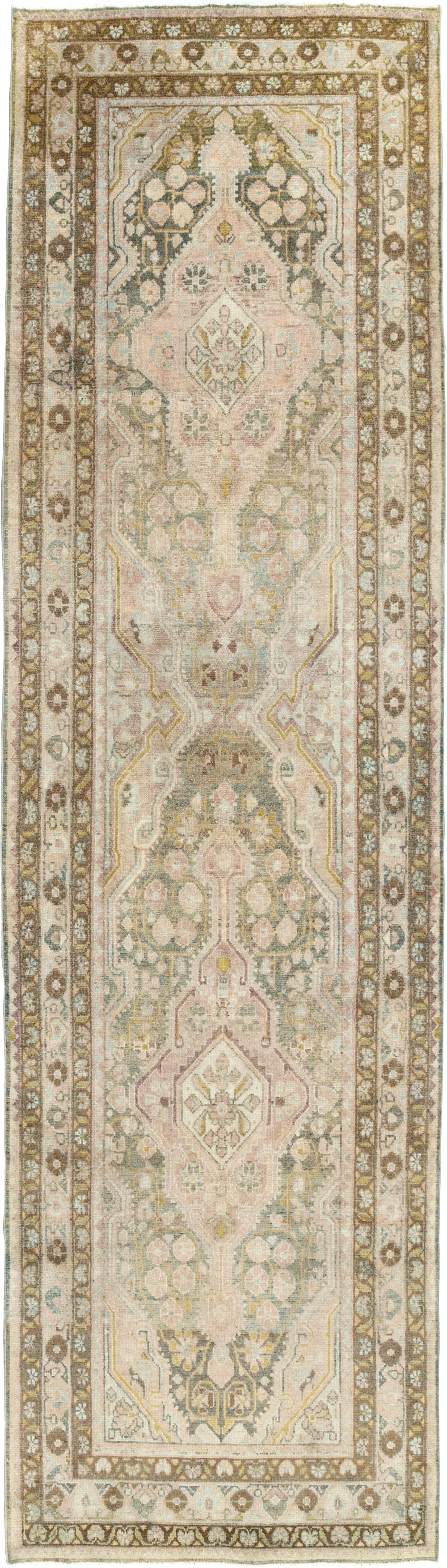Vintage Persian Malayer Runner (Pair: 1 of 2), No.29926 - Staging