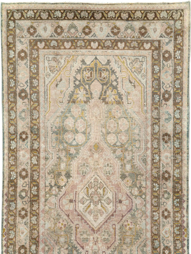 Vintage Persian Malayer Runner (Pair: 1 of 2), No.29926 - Staging