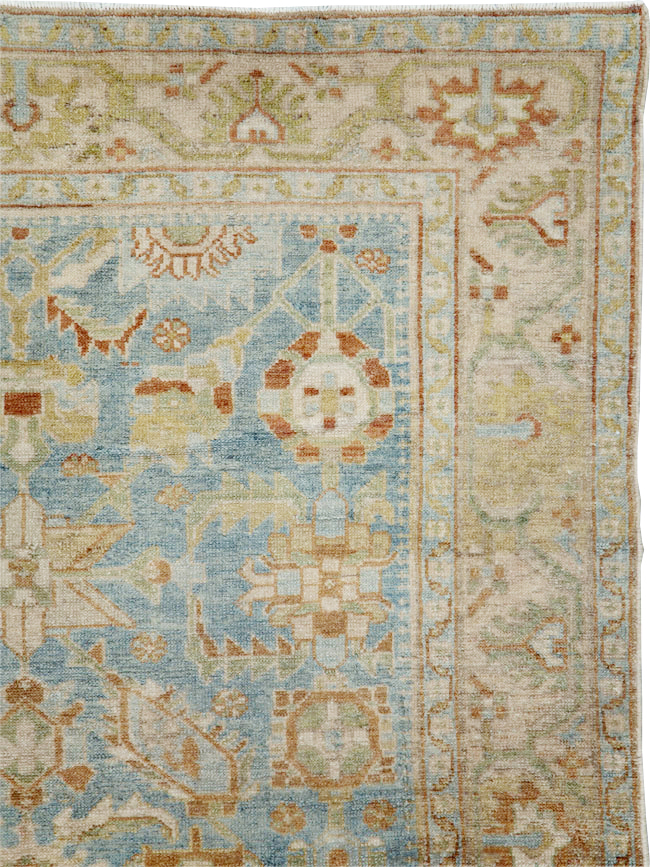Vintage Persian Malayer Accent Rug, No.29927 - Staging