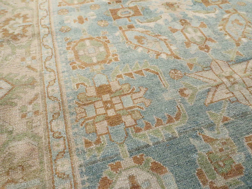 Vintage Persian Malayer Accent Rug, No.29927 - Staging
