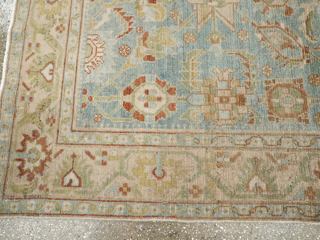 Vintage Persian Malayer Accent Rug, No.29927 - Staging