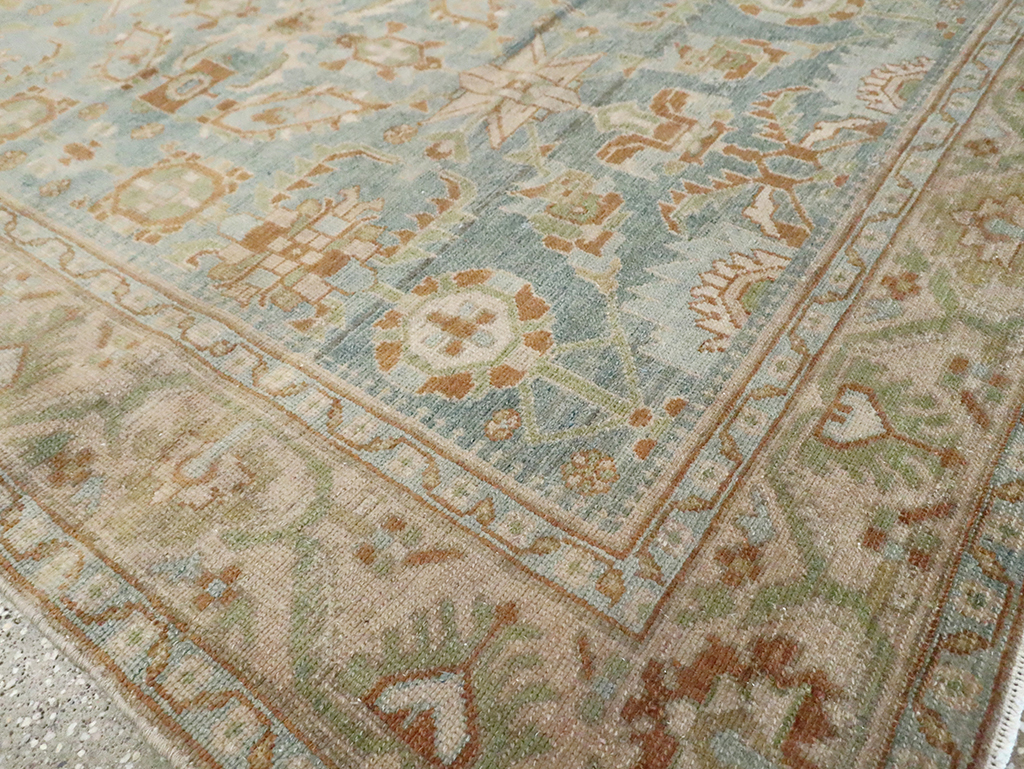 Vintage Persian Malayer Accent Rug, No.29927 - Staging
