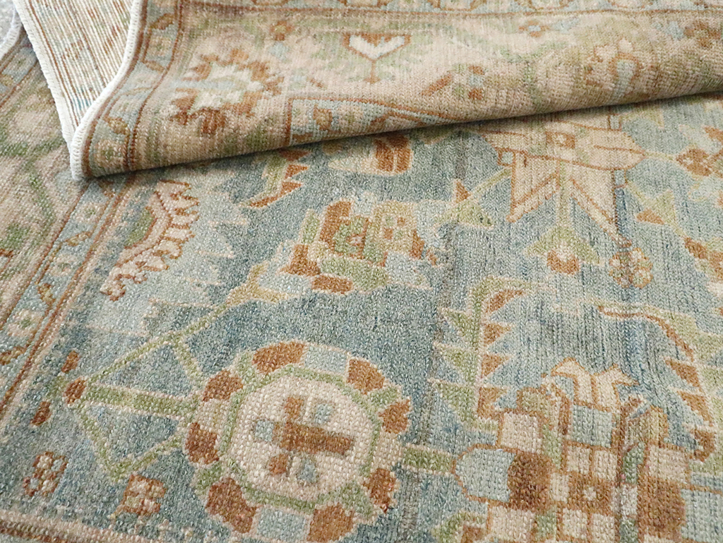 Vintage Persian Malayer Accent Rug, No.29927 - Staging