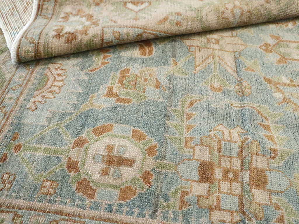 Vintage Persian Malayer Accent Rug, No.29927 - Staging