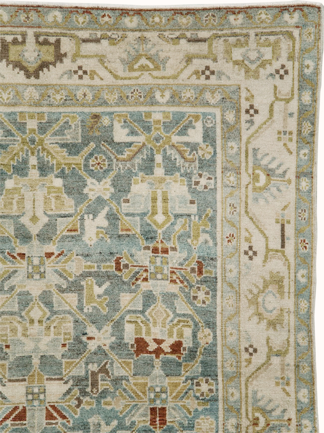 Vintage Persian Malayer Rug, No.29929 - Staging