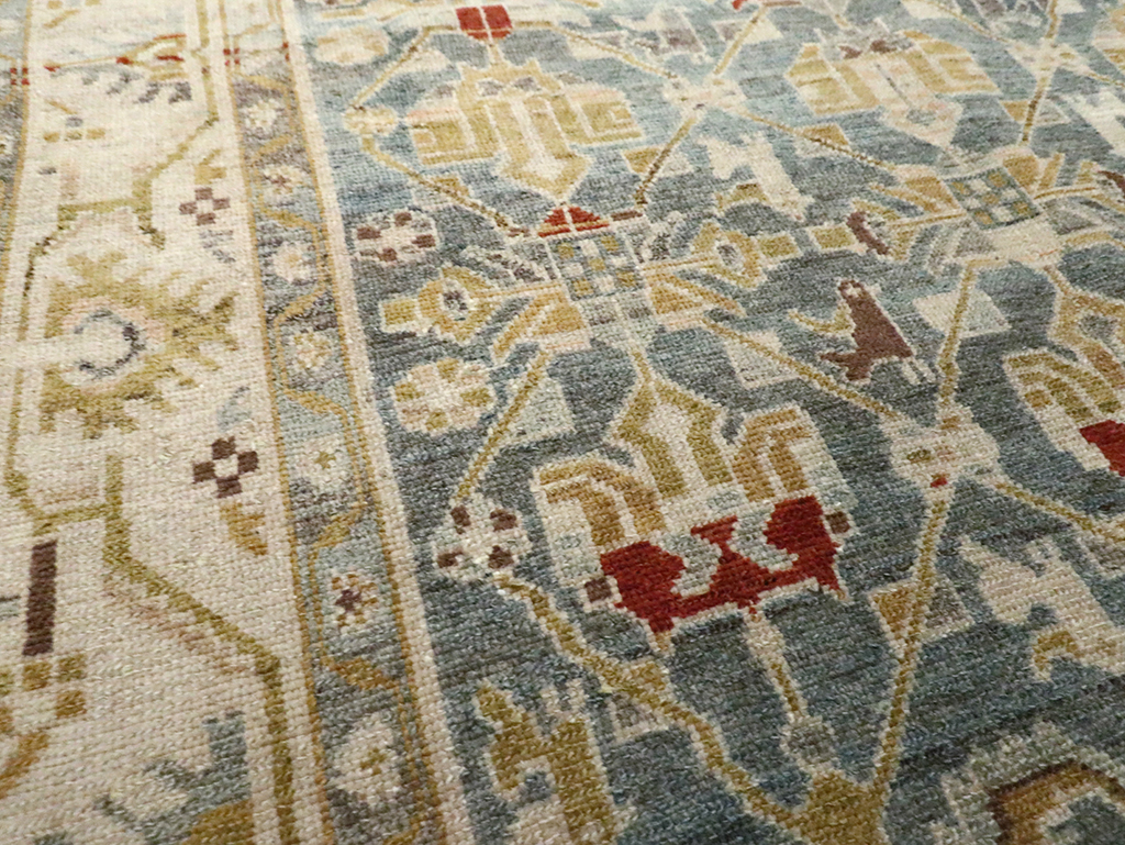 Vintage Persian Malayer Rug, No.29929 - Staging