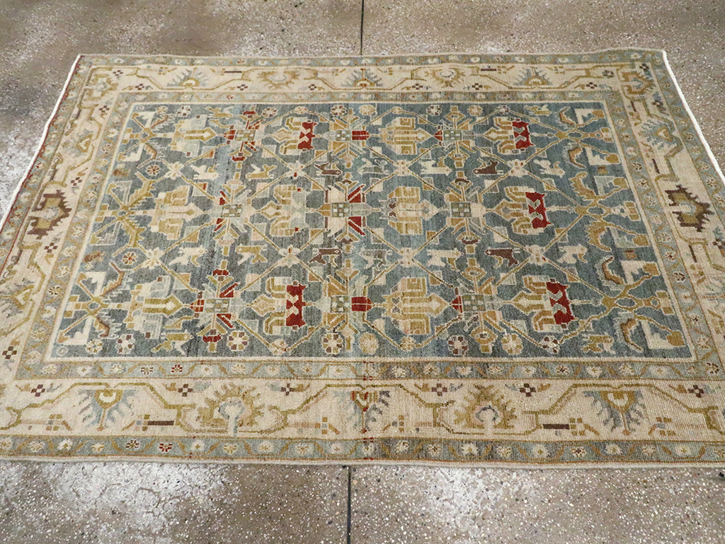 Vintage Persian Malayer Rug, No.29929 - Staging