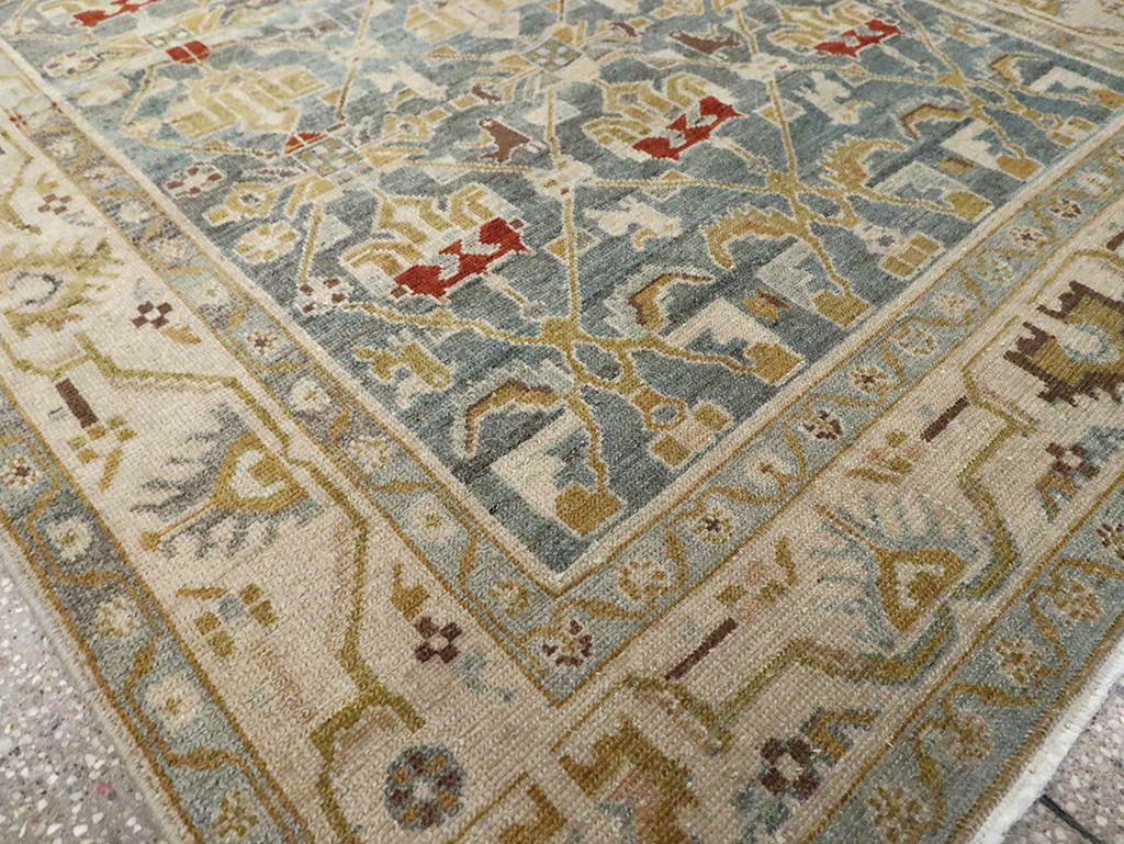 Vintage Persian Malayer Rug, No.29929 - Staging
