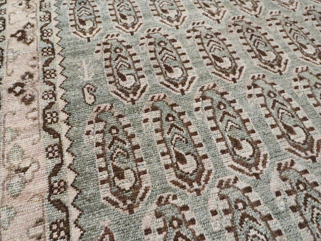 Vintage Persian Malayer Accent Rug, No.29932 - Staging
