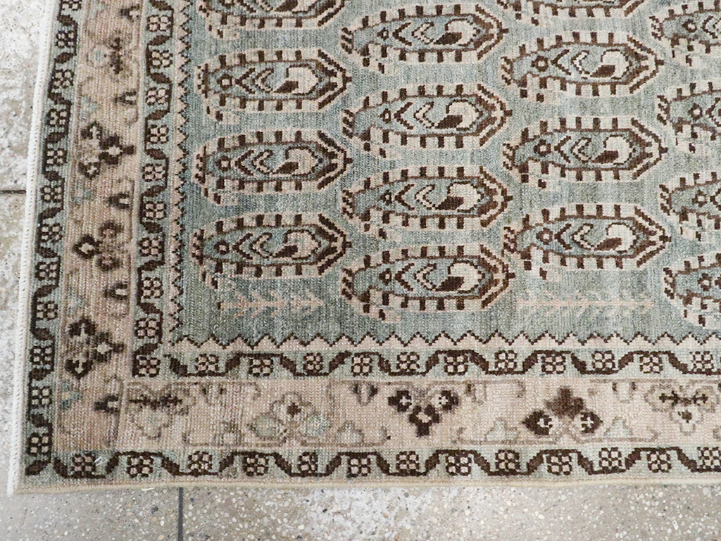 Vintage Persian Malayer Accent Rug, No.29932 - Staging