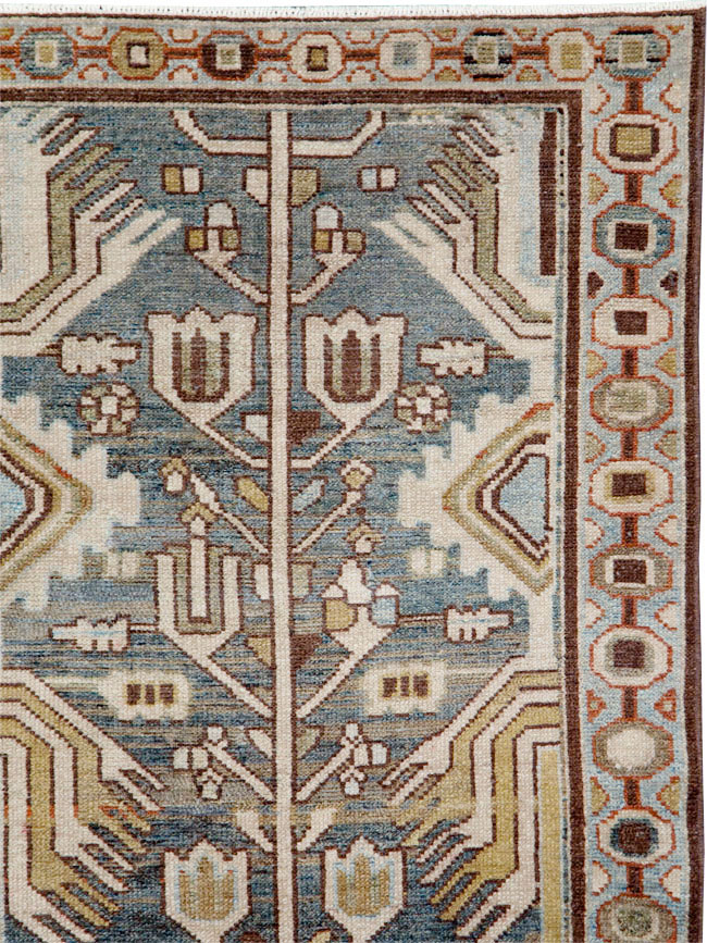 Vintage Persian Malayer Rug, No.29933 - Staging