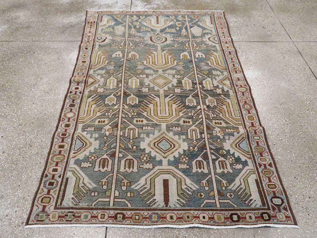 Vintage Persian Malayer Rug, No.29933 - Staging