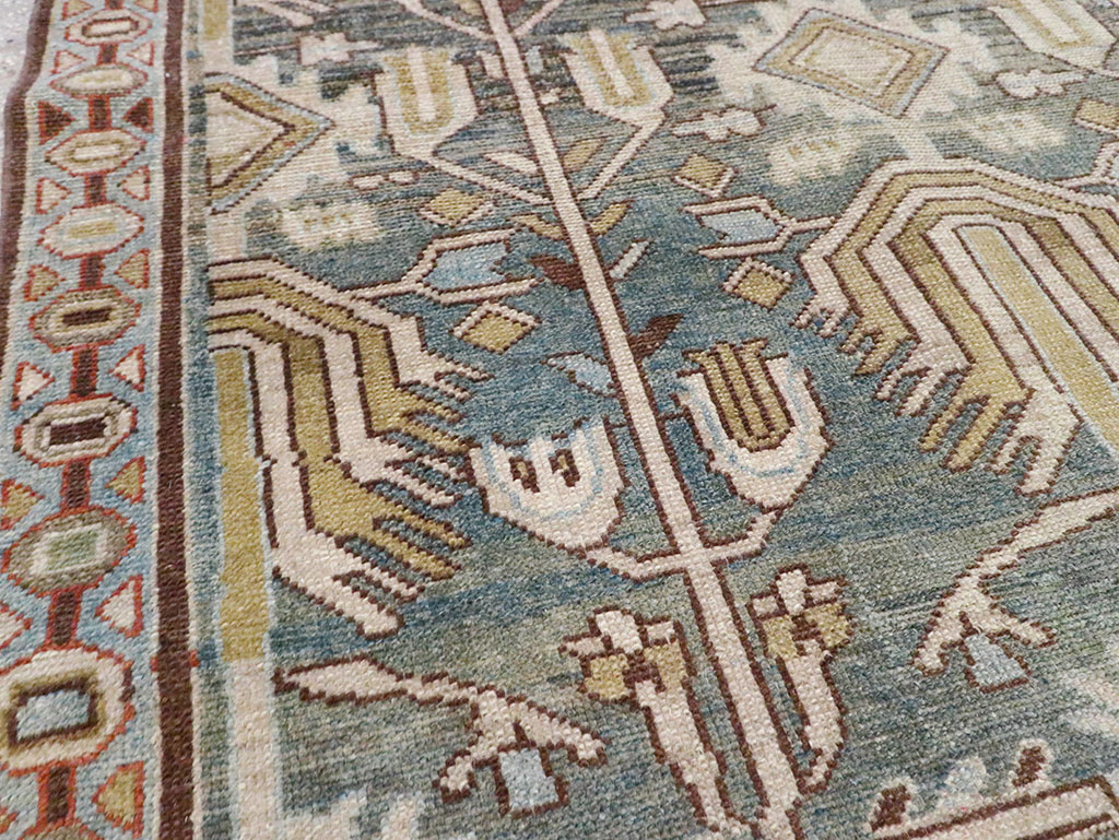 Vintage Persian Malayer Rug, No.29933 - Staging