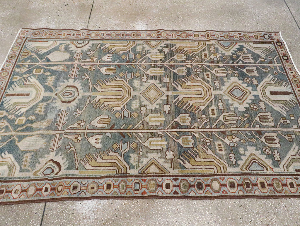 Vintage Persian Malayer Rug, No.29933 - Staging