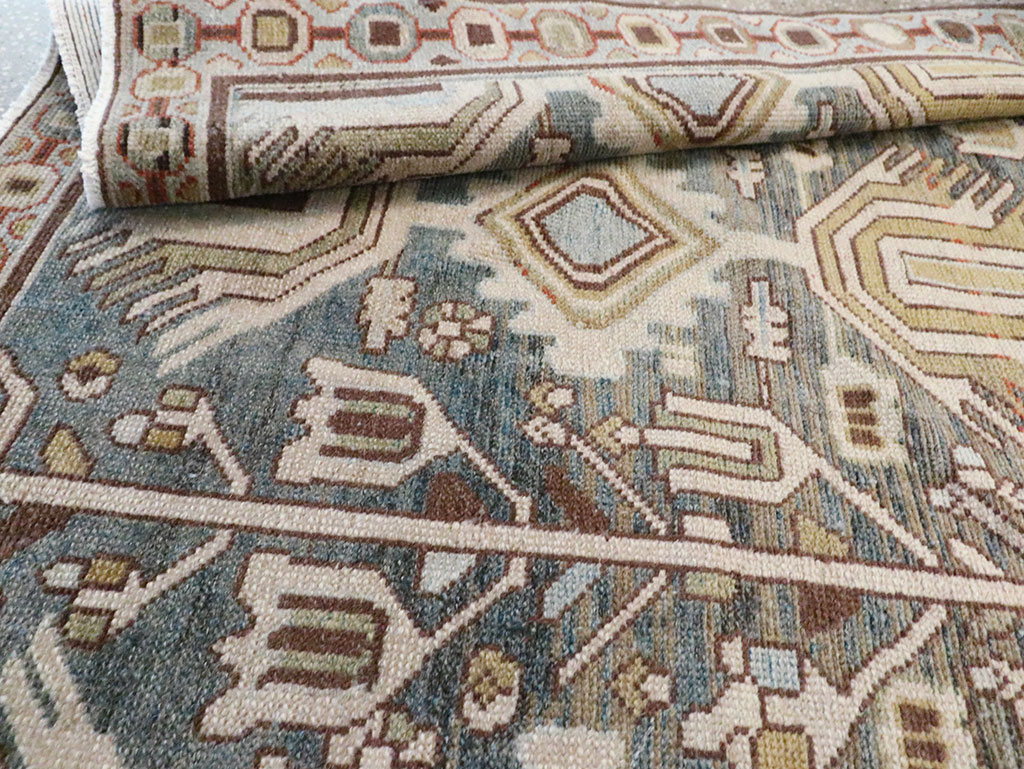 Vintage Persian Malayer Rug, No.29933 - Staging