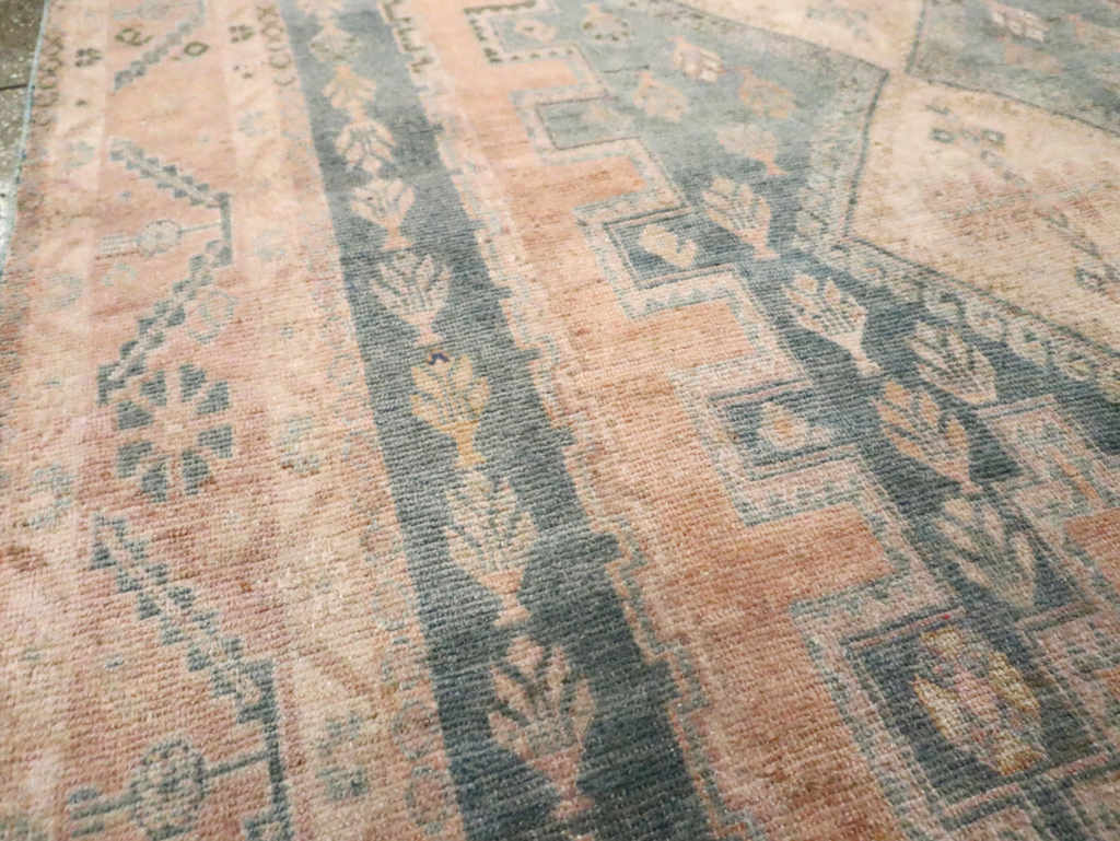 Vintage Persian Afshar Accent Rug, No.29934 - Staging