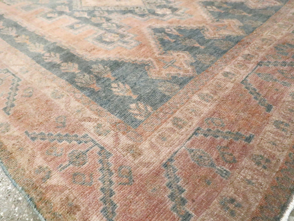 Vintage Persian Afshar Accent Rug, No.29934 - Staging